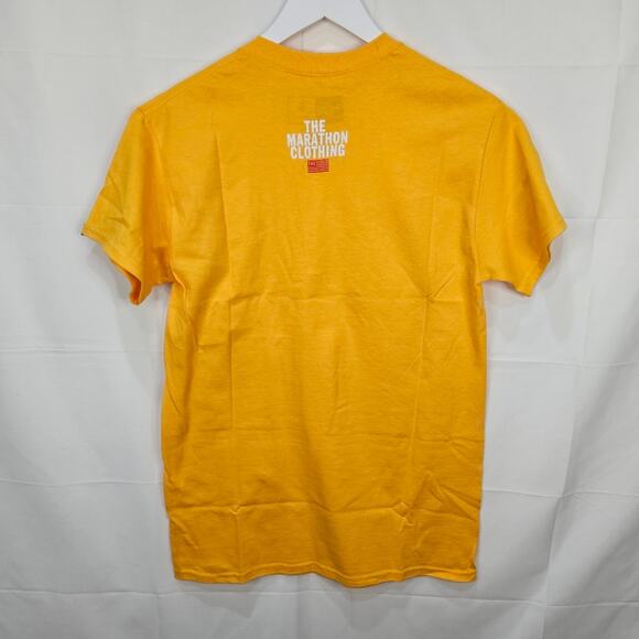 The Marathon Clothing Crenshaw Yellow Short Sleeve Tee Size Small - Picture 2 of 5